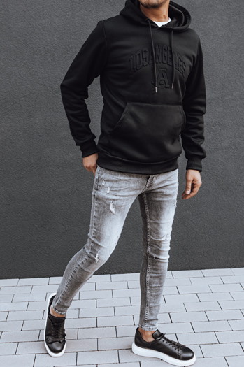 Herren Kapuzenpulli schwarz Dstreet BX5766