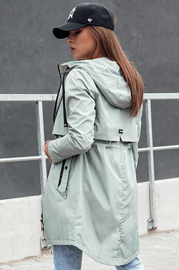 Damen Parka Jacke mit Kapuze PERTHA grün Dstreet TY4400