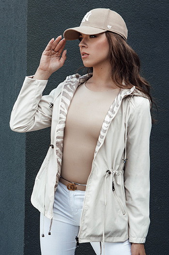 Damen CORMIS Parka Jacke beige Dstreet TY4420