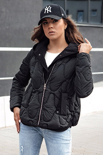 Damen Winterjacke WINDGLAM schwarz Dstreet TY4423
