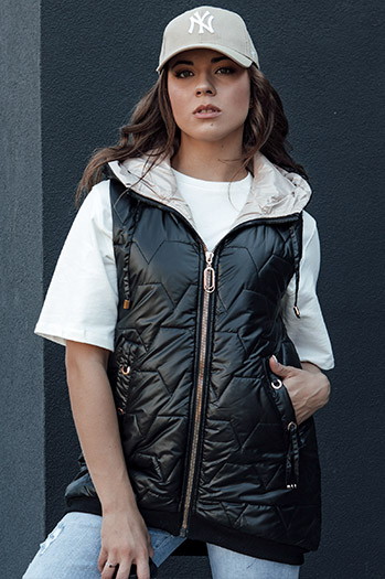 Damen Steppweste COLINE Schwarz Dstreet TY4462