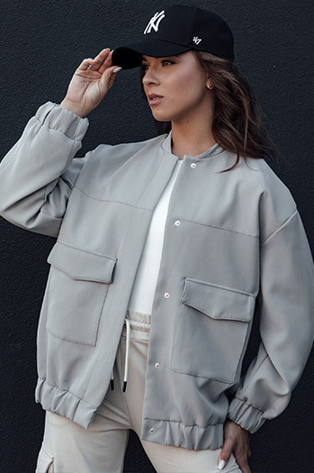 Damen Übergangsjacke QUESI grau Dstreet TY4474