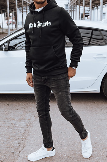 Herren Kapuzenpulli schwarz Dstreet BX5833