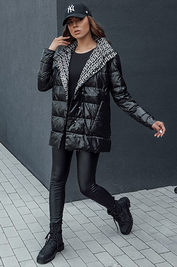 Damen Übergangs-Steppjacke MINTY DATE schwarz Dstreet TY4508