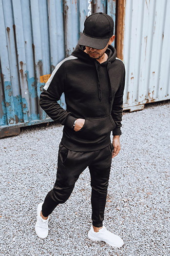 Herren Trainingsanzug schwarz Dstreet AX0783