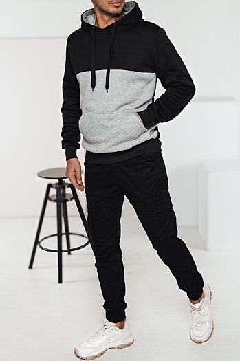 Herren Kapuzenpulli schwarz Dstreet BX5836