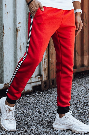 Herren Jogginghose rot UX4421