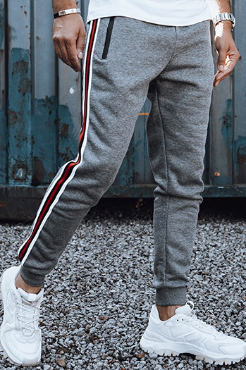 Anthrazitfarbene Herren-Sweatpants Dstreet UX4425