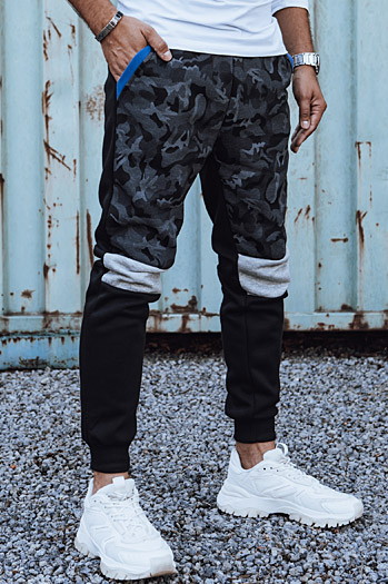 Herren camo schwarz Sweatpants Dstreet UX4429