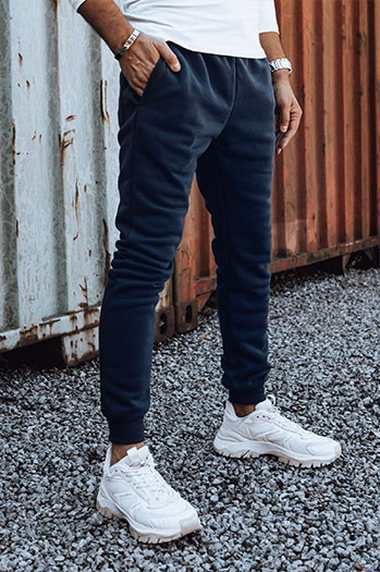 Marineblaue Hose für Männer Dstreet UX4432