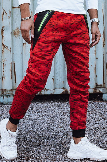 Herren Jogginghose rot Dstreet UX4442
