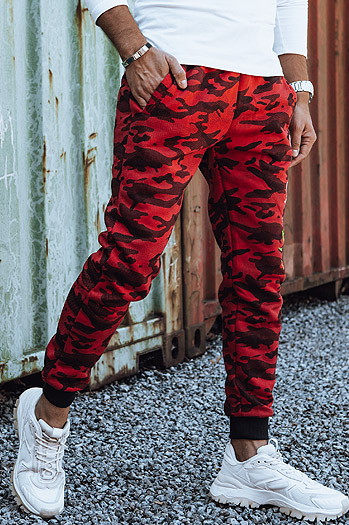 Herren Moro bedruckte Jogginghose rot Dstreet UX4443