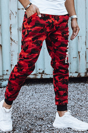 Herren moro bedruckte Jogginghose rot Dstreet UX4444