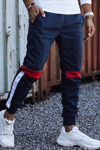 Herren Sweathose mit Kordelzug navy blau UX4450