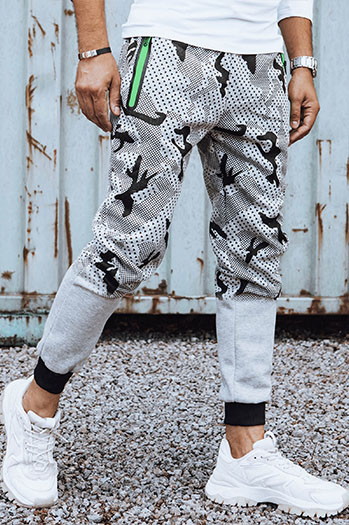 Herren hellgrau moro Jogginghose Dstreet UX4453