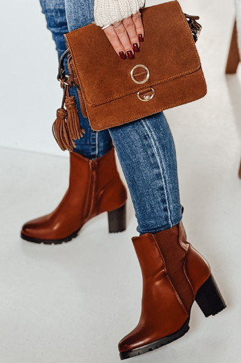 BOOTELY Damenstiefel mit Absatz camel Dstreet ZY0497