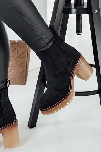ICONISET Damen Stiefel auf obsat schwarz Dstreet ZY0518