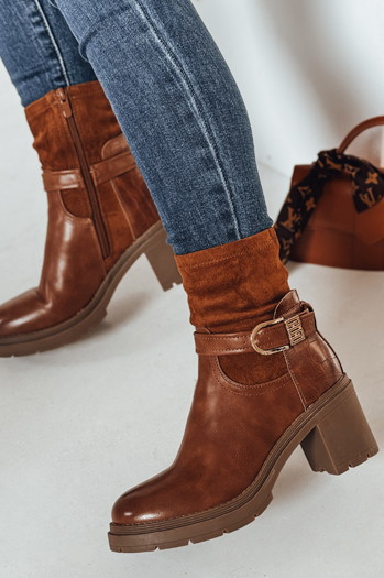 Damen NOIRSTEP Stiefel mit Absatz camel Dstreet ZY0524