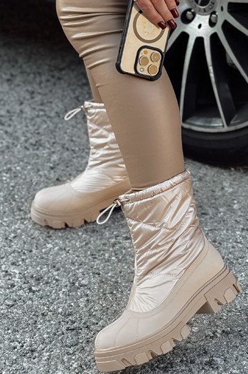Damen NORDYN beige Dstreet Schneestiefel ZY0537