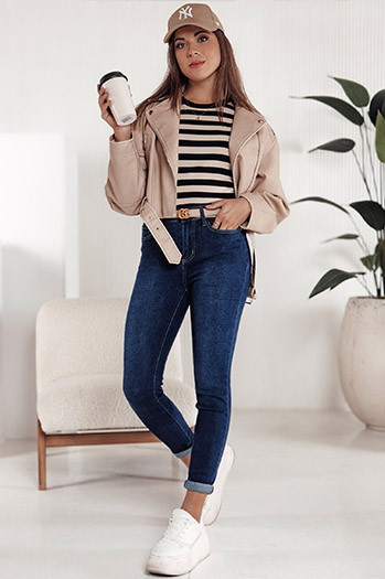 Damen FALERIS Denim-Hose blau Dstreet UY2242