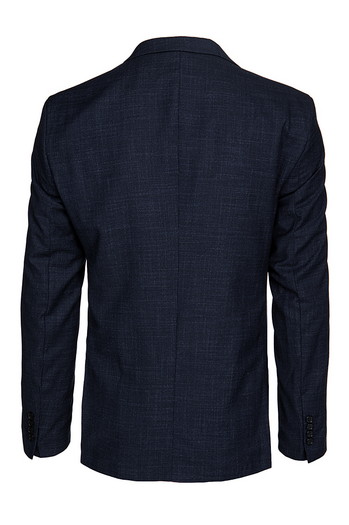 Einreihiger marineblauer Blazer für Herren Dstreet MX0619