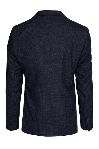 Einreihiger marineblauer Blazer für Herren Dstreet MX0620