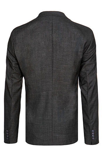 Einreihiger Herrenblazer schwarz Dstreet MX0621