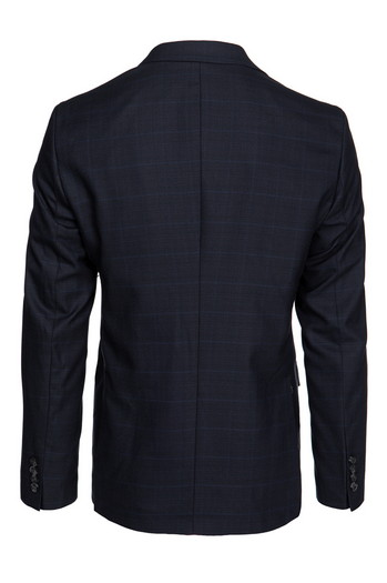 Einreihiger marineblauer Blazer für Herren Dstreet MX0623