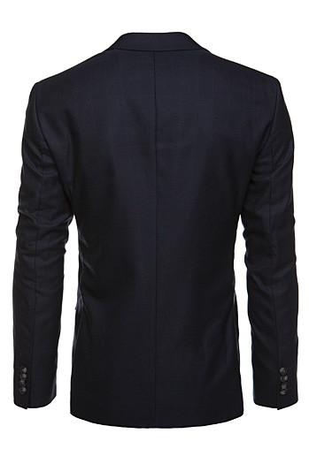 Marineblauer Einreiher Blazer für Männer Dstreet MX0625