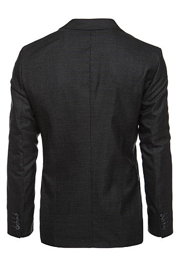 Einreihiger Herrenblazer schwarz Dstreet MX0626