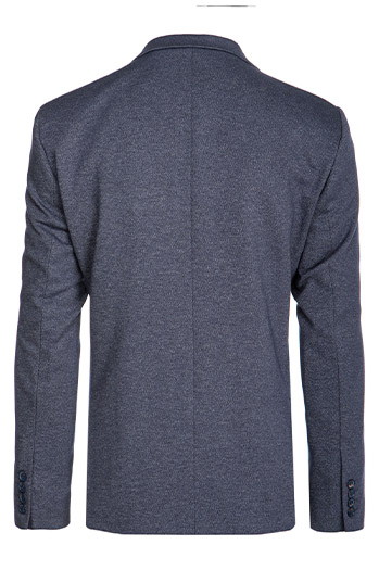 Einreihiger navyblauer Blazer für Herren Dstreet MX0627