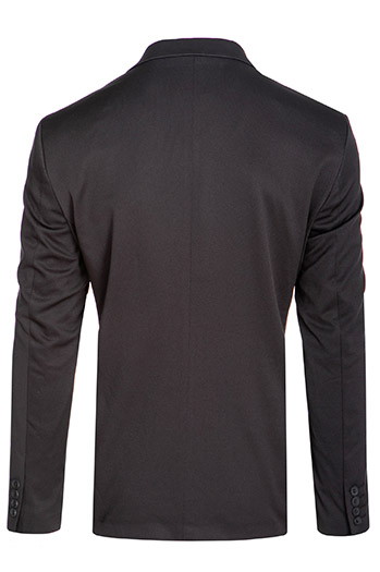 Einreihiger Herrenblazer schwarz Dstreet MX0629