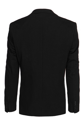 Einreihiger Herrenblazer schwarz Dstreet MX0631