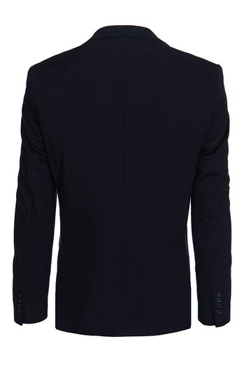 Einreihiger marineblauer Blazer für Herren Dstreet MX0632