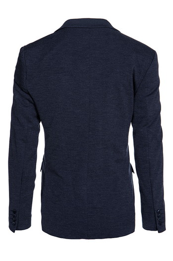 Blauer einreihiger Blazer für Herren Dstreet MX0634