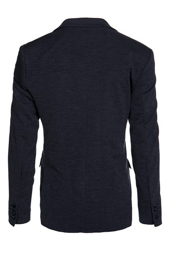 Einreihiger navyblauer Blazer für Herren Dstreet MX0636