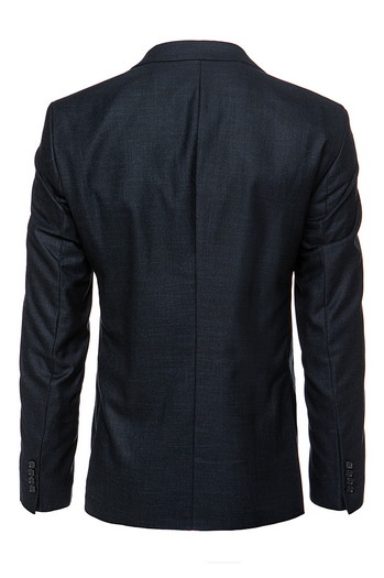 Einreihiger marineblauer Blazer für Herren Dstreet MX0637