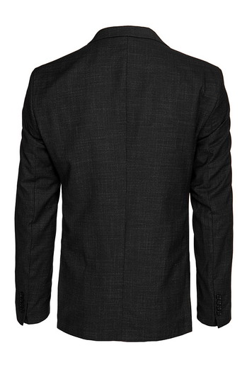 Einreihiger Herren-Blazer schwarz Dstreet MX0638