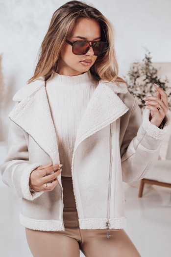 Damen SOFTSTILL Wildlederjacke mit Schafsfell Dstreet TY4748