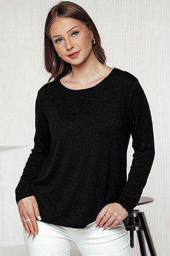Damen Einheitsgröße Bluse LUCERIA mit Anhänger schwarz Dstreet RY2674