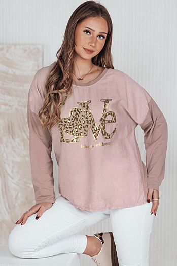 Damen Einheitsgröße Bluse LOVEGLOW rosa Dstreet RY2699