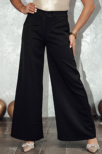 Weite Damenhose ELEGAFIT schwarz Dstreet UY2293