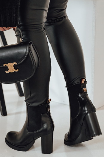 CHICMOVE Damenstiefel mit Absatz schwarz Dstreet ZY0578