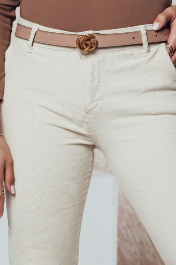 Damen Cordhose CORDFINE in hellbeige Dstreet UY2301