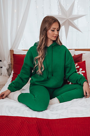 KSENIIA PREMIUM Damen-Trainingsanzug-Set grün Dstreet AY1111