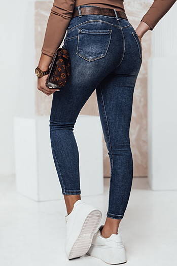 Damen Jeanshose TRENDILEGS push up dunkelblau Dstreet UY2311