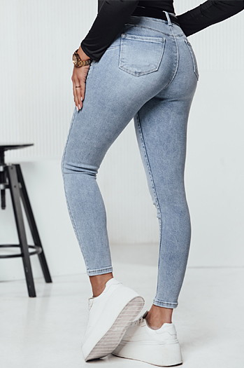 Damen Denim-Hose FITTYCHIC push up blau Dstreet UY2315