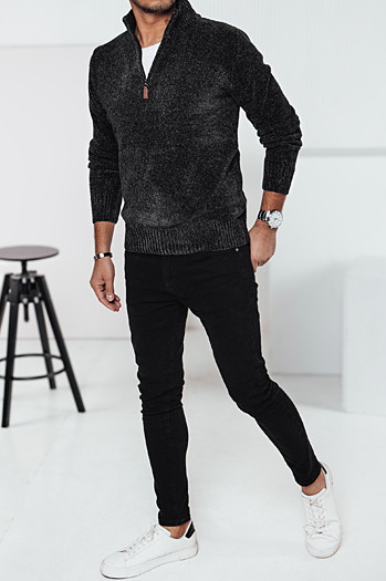 Dunkelgrauer Herren-Pullover Dstreet WX2237