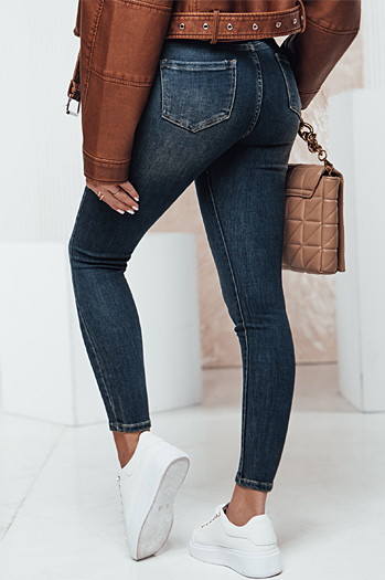 Damen CASVISTA Skinny Hose mit Gürtel Denim Dstreet UY2326