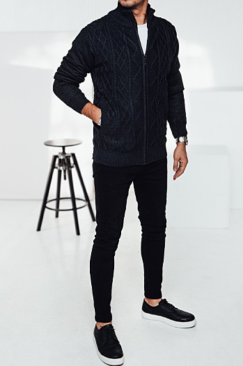 Herren Pullover ohne Knöpfe navy blau Dstreet WX2250